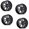 C5 Corvette C7 Z06 Style Black Wheels Package